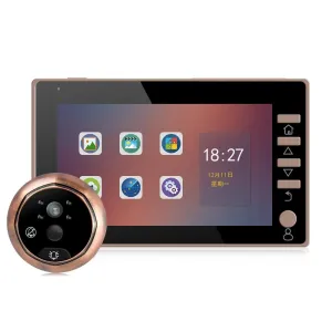 4.5 Screen Security Camera With Night Vision & Motion Detection - Tf Card Support
