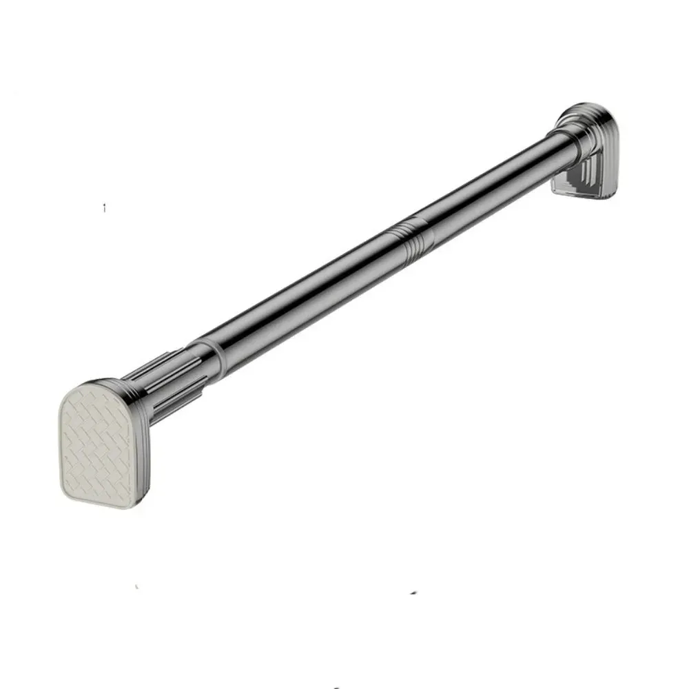 Adjustable Stainless Steel Shower Curtain Rod | Clothes Drying Rack | No-Drill Telescopic Pole