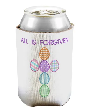 All is forgiven Cross Faux Applique Can / Bottle Insulator Coolers