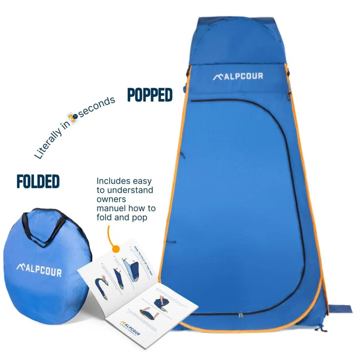 Alpcour Portable Pop Up Tent