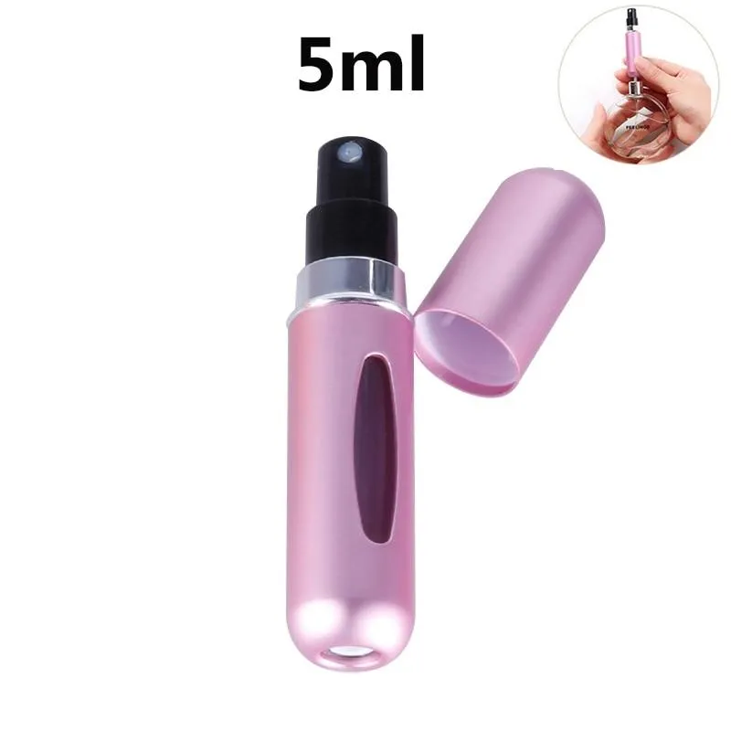 Aluminium Mini Portable Perfume Refillable Travel Spray Bottle