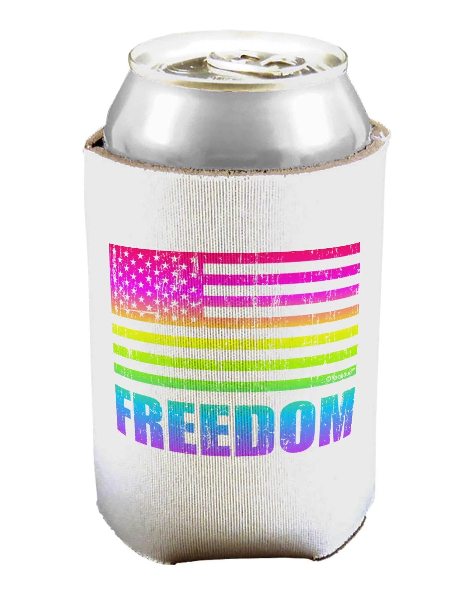 American Pride - Rainbow Flag - Freedom Can / Bottle Insulator Coolers