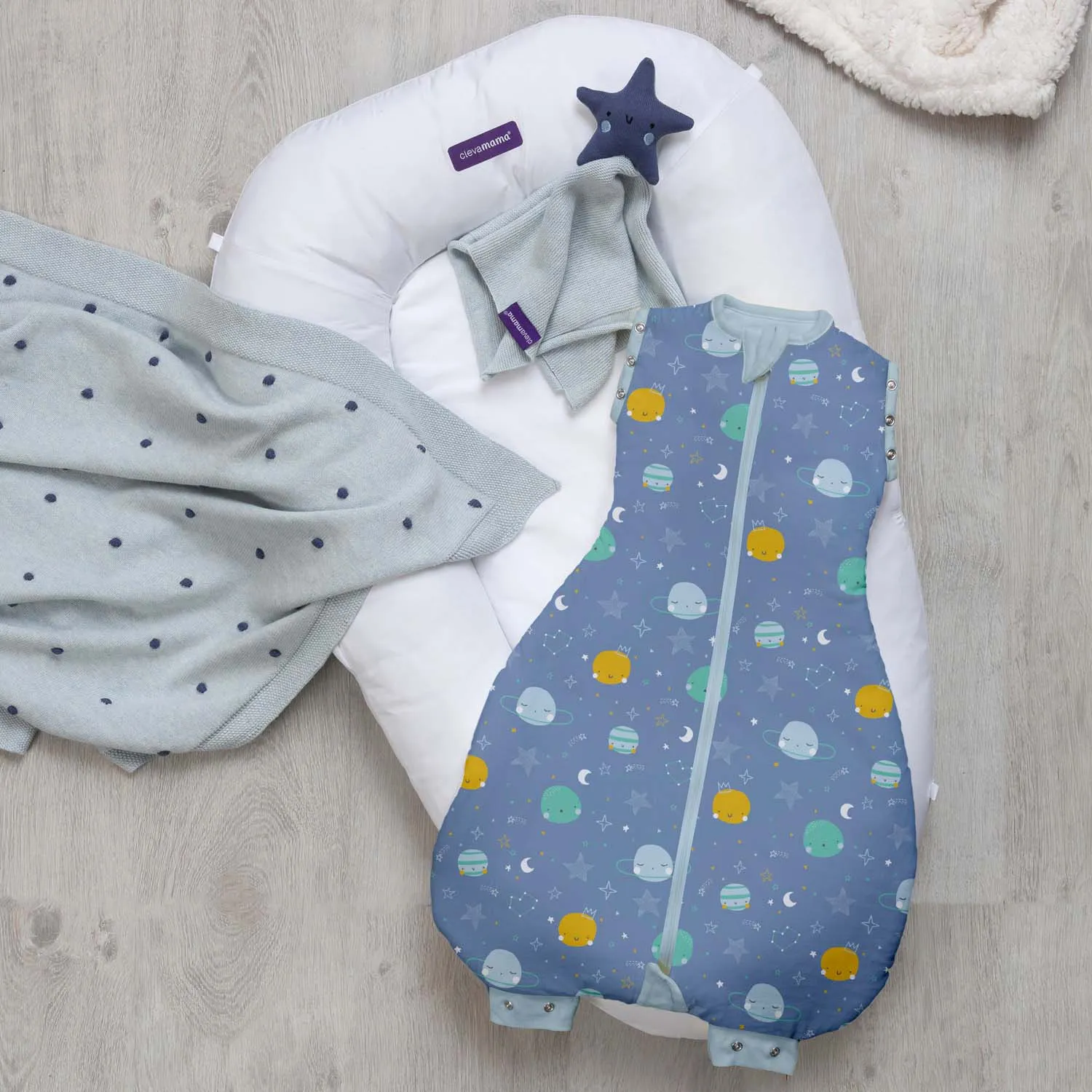 Clevamama 3-in-1 Nite Romper & Sleep Bag 2.5 Tog