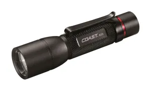 Coast  HX5  130 lumens Black  LED  Flashlight  AA Battery