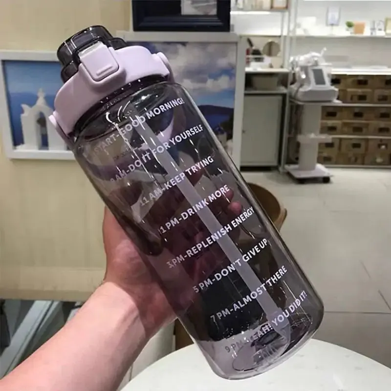 Colorful Frosted Water Bottle