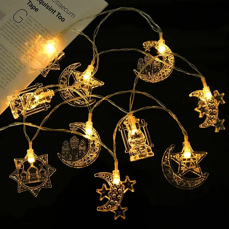 LED EID Mubarak String Lights Islam Muslim
