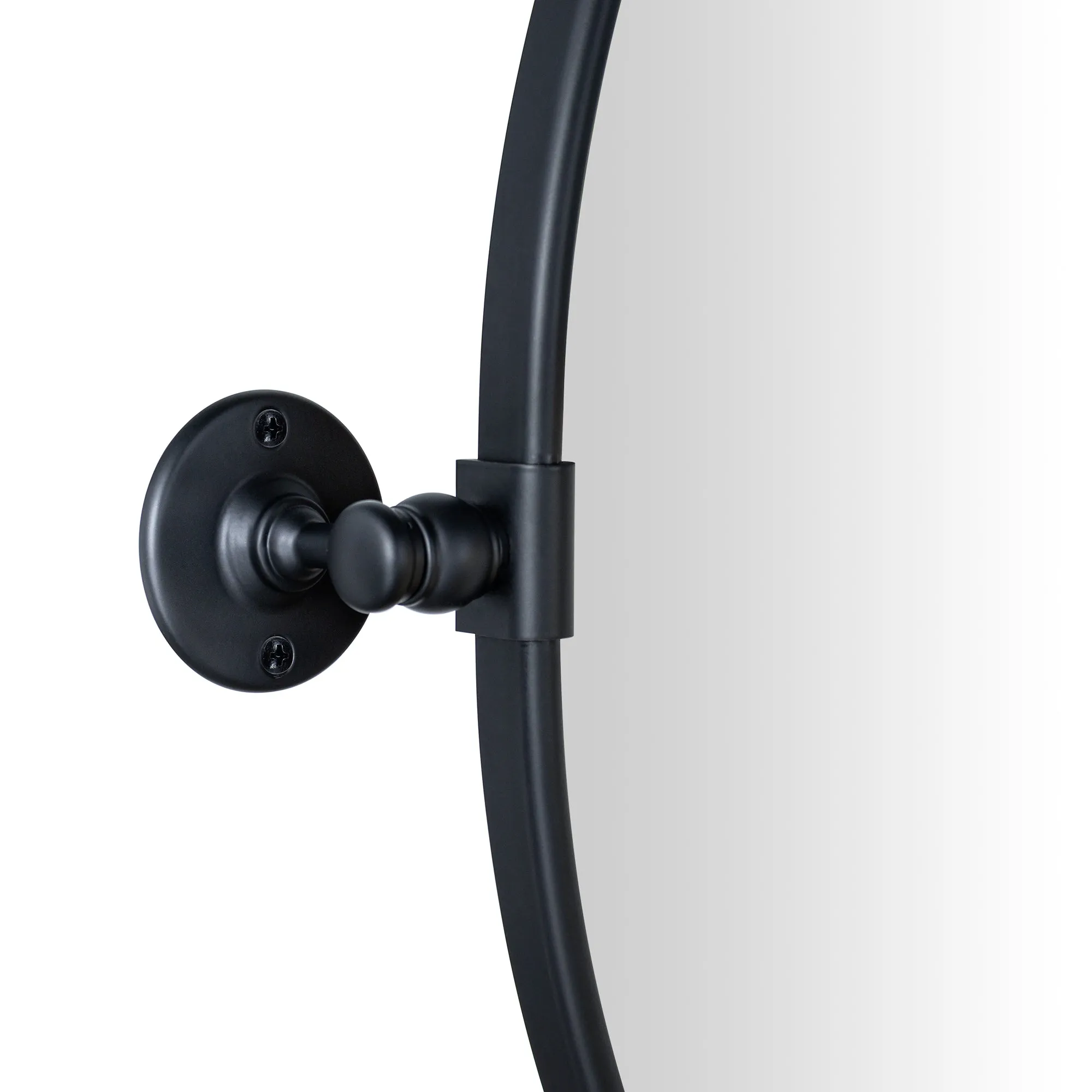 Luecinda Oval Pivoting Mirror Tilt Mirror for Bathroom Swivel Metal Framed Wall Mounted Bathroom Vanity Mirror
