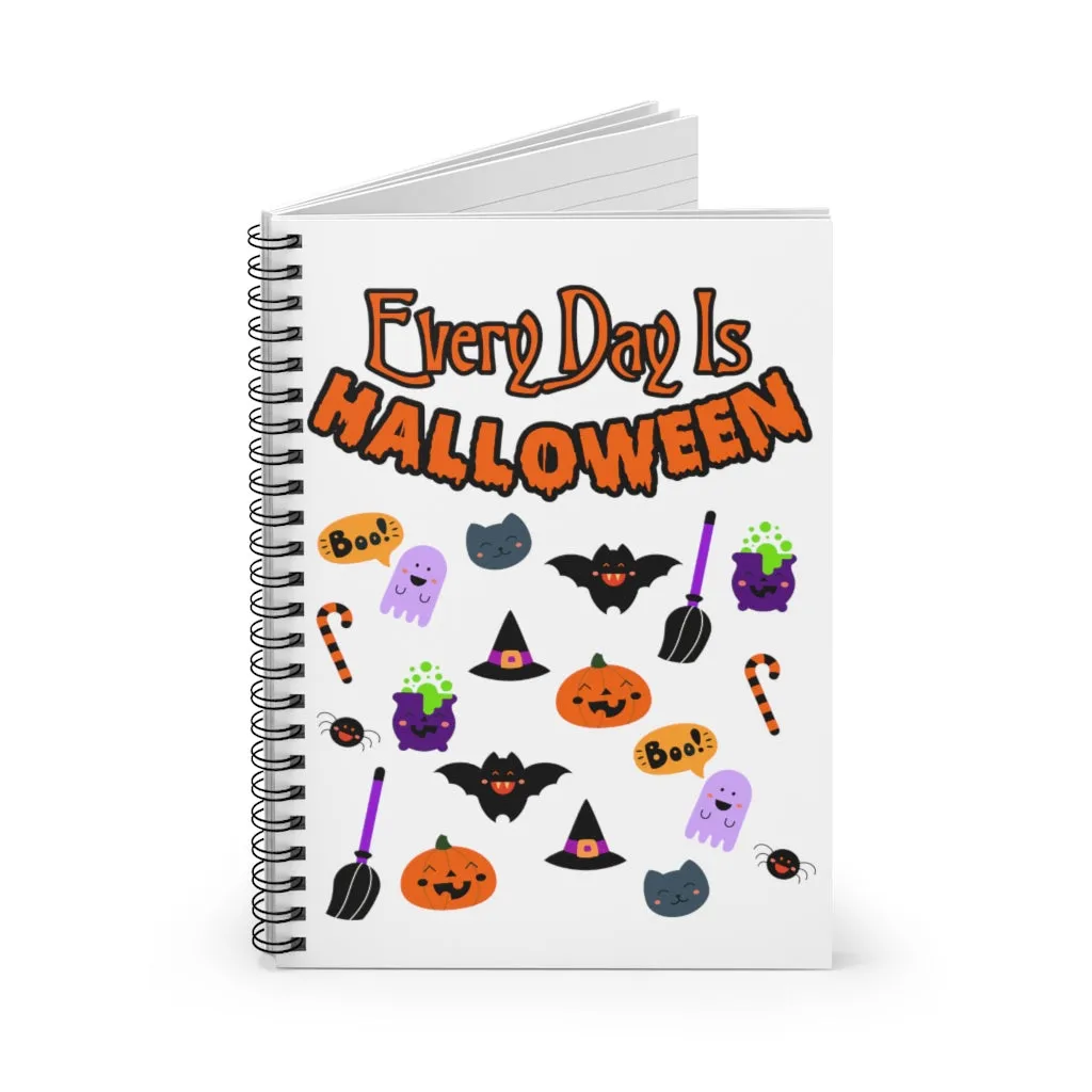 "Everyday is Halloween" Spooky Adorable Spiral Notebook