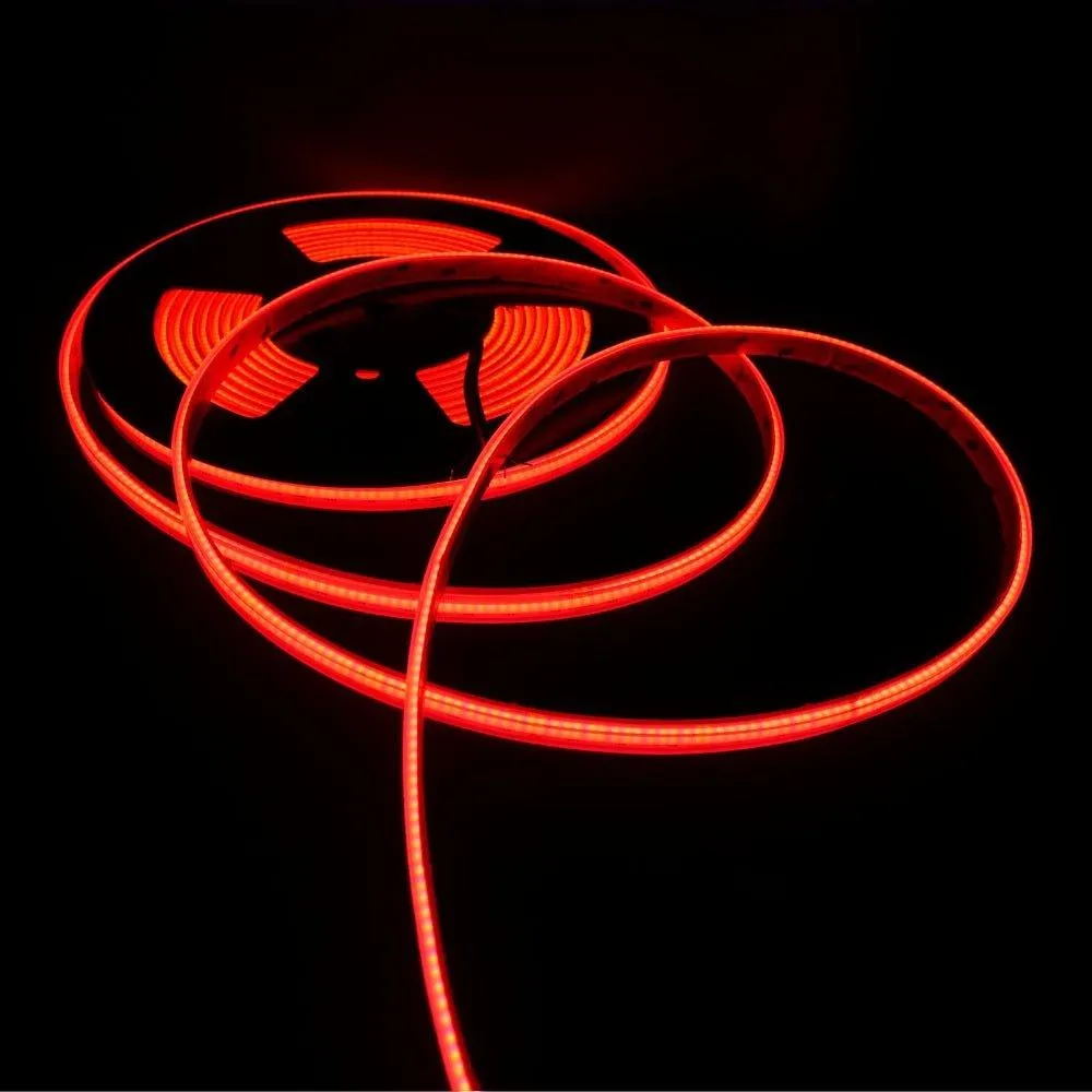 RGB COB LED Strip 24V IP67 Waterproof 840 LEDs/m 5cm Cut