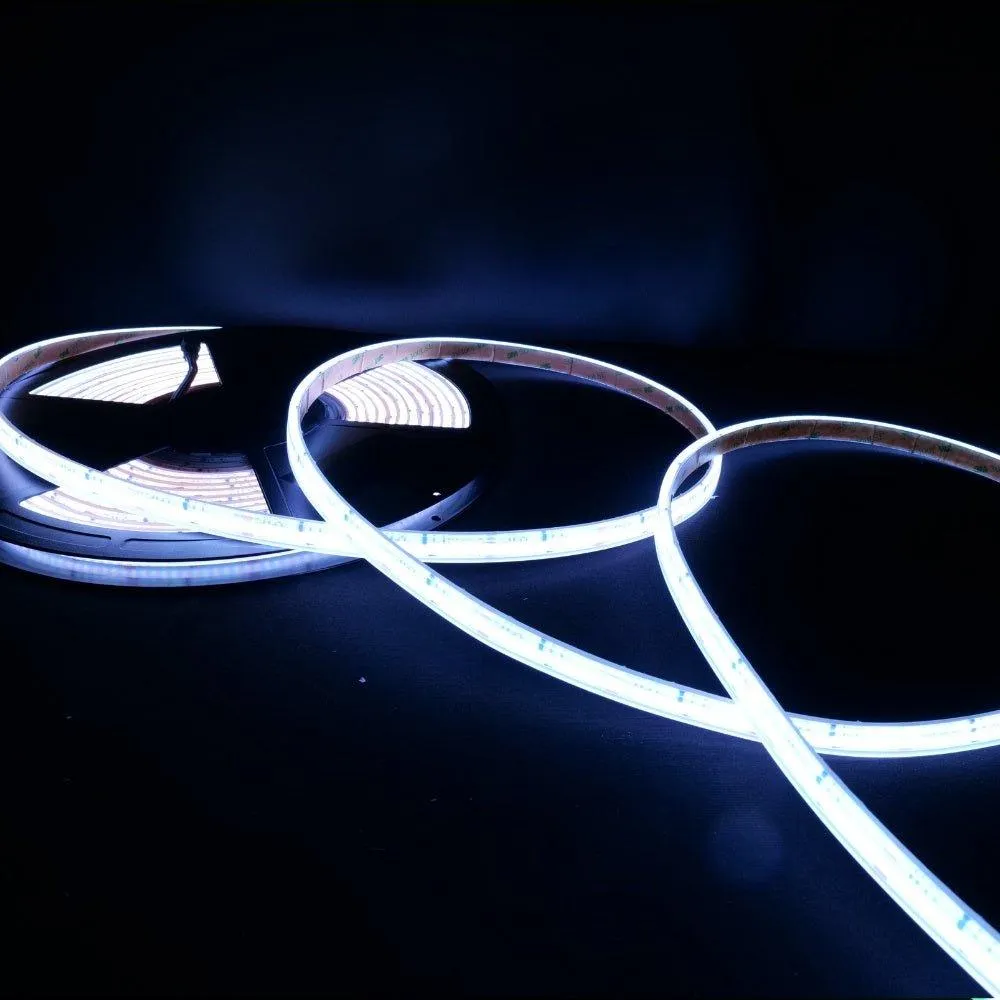 RGB COB LED Strip 24V IP67 Waterproof 840 LEDs/m 5cm Cut