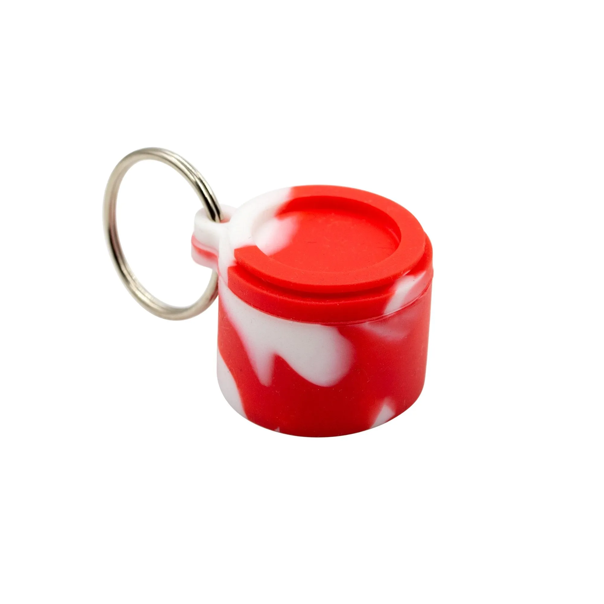 Round Silicone Keychain Wax Container
