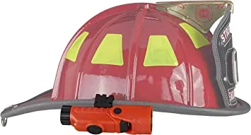 STREAMLIGHT 88901 Vantage 180 Right-Angle Multi-Function Flashlight with White and Blue LEDs, Lithium Batteries and Helmet Bracket, Orange