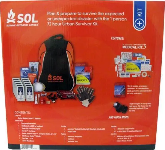 Survive Outdoors Longer SOL Urban Survivor Disaster Kit